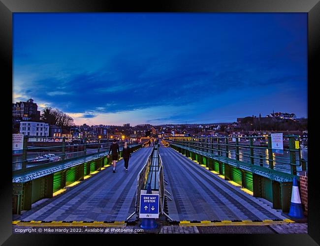 Building bridges Framed Print by Mike Hardy