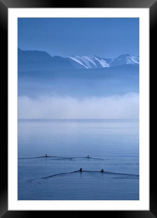 Going to the blue Framed Mounted Print by Dimitrios Paterakis
