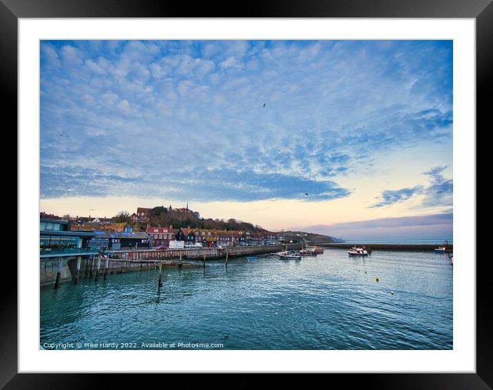 Folkestone Harbour & Fish Market Framed Mounted Print by Mike Hardy