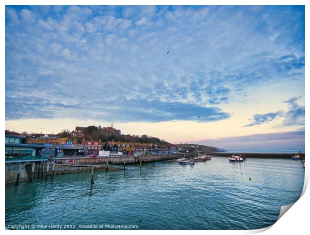Folkestone Harbour & Fish Market Print by Mike Hardy