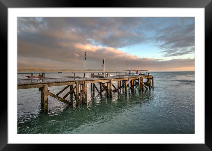Aberdovey Jetty Framed Mounted Print by Dave Urwin