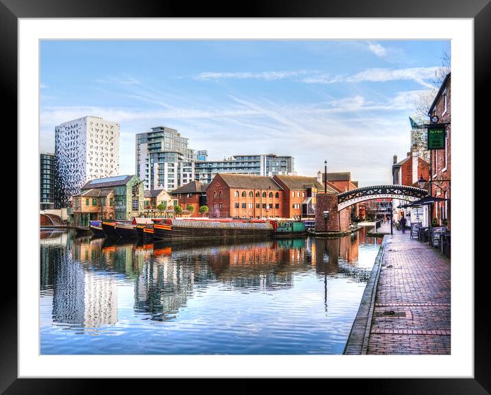 Gas Street Basin Framed Mounted Print by Dave Urwin