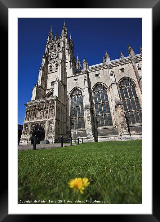 Canterbury Cathedral Framed Mounted Print by Martyn Taylor
