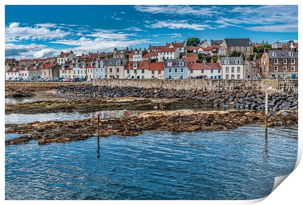 Pittenweem Seafront Print by Valerie Paterson