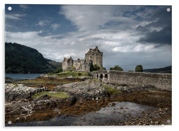 Eilean Donan Castle Acrylic by Dave Urwin