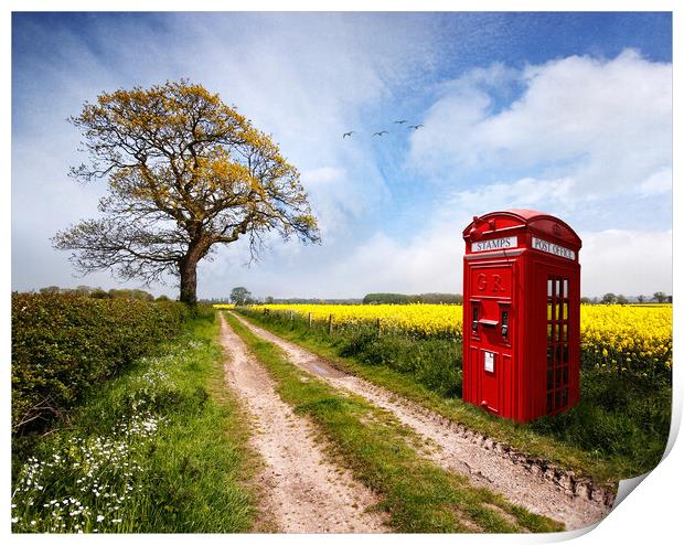 Down The Lane Print by Dave Urwin
