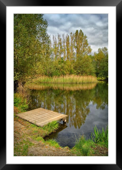 Walton Colliery Nature Park  Framed Mounted Print by Darren Galpin