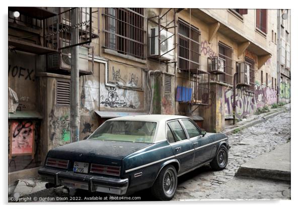 Dusty Pontiac Ventura - Istanbul Acrylic by Gordon Dixon