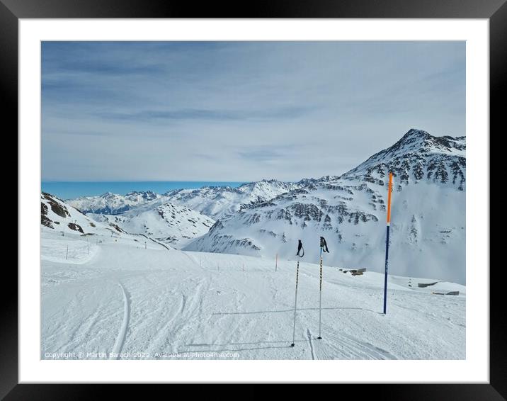 Skier's dream Framed Mounted Print by Martin Baroch