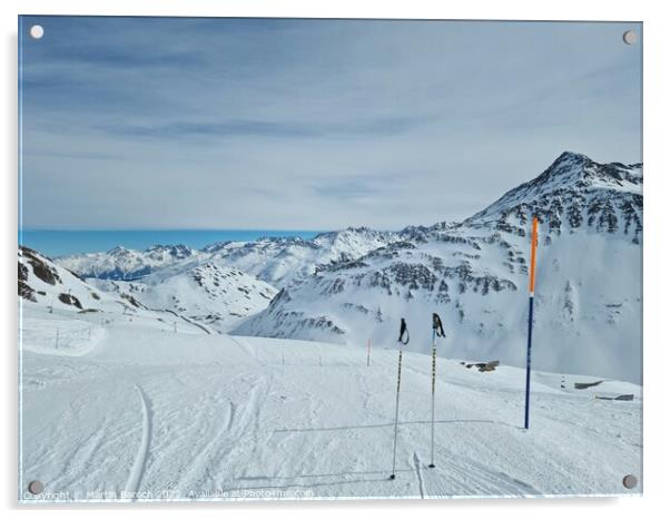 Skier's dream Acrylic by Martin Baroch