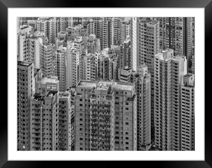 HONG KONG 41 Framed Mounted Print by Tom Uhlenberg
