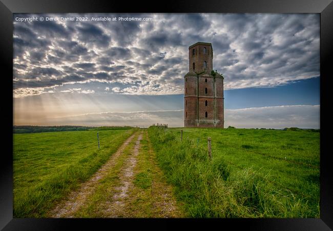 Horton Tower, Horton, North Dorset Framed Print by Derek Daniel