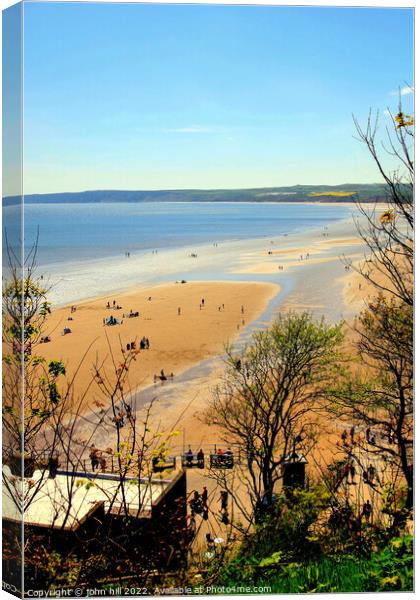 Filey, Yorkshire. Canvas Print by john hill