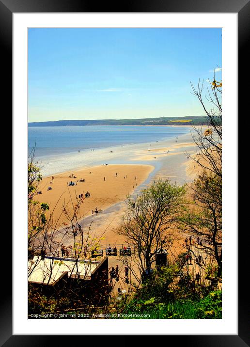 Filey, Yorkshire. Framed Mounted Print by john hill