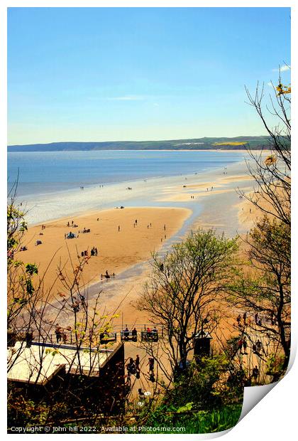 Filey, Yorkshire. Print by john hill