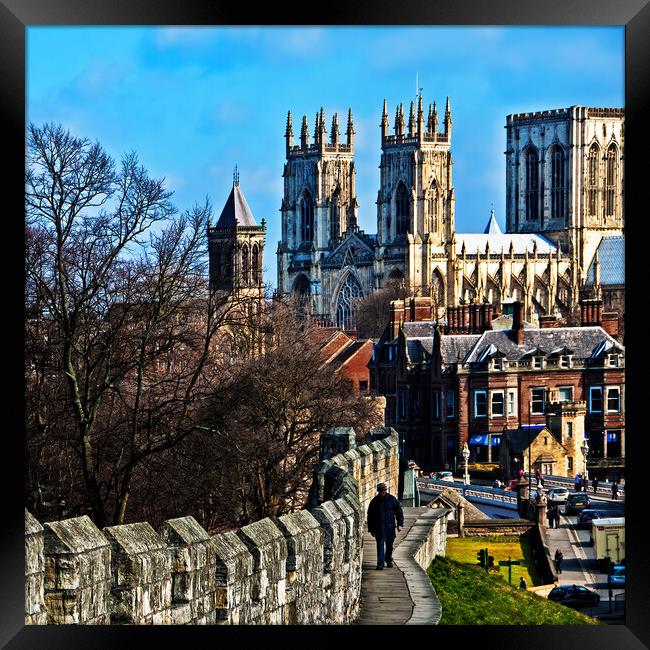 From the City Wall Framed Print by Joyce Storey