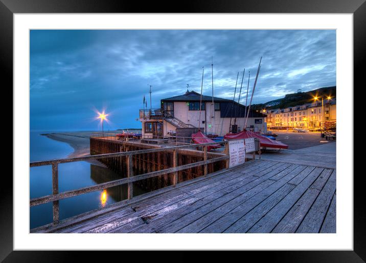 Aberdovey Yacht Club Framed Mounted Print by Dave Urwin