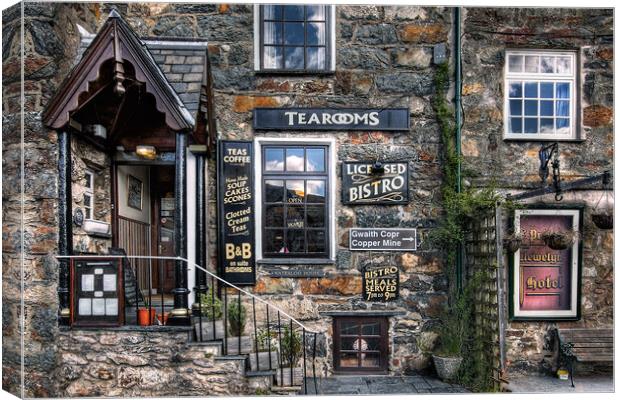 Tea Rooms Canvas Print by Dave Urwin