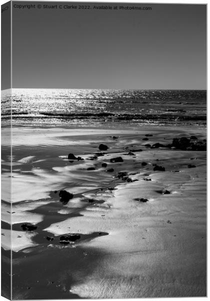Low tide Canvas Print by Stuart C Clarke