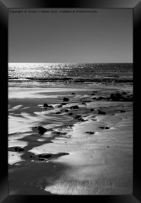 Low tide Framed Print by Stuart C Clarke