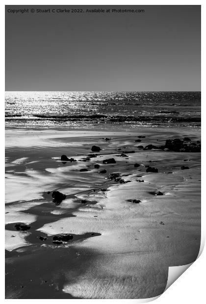 Low tide Print by Stuart C Clarke