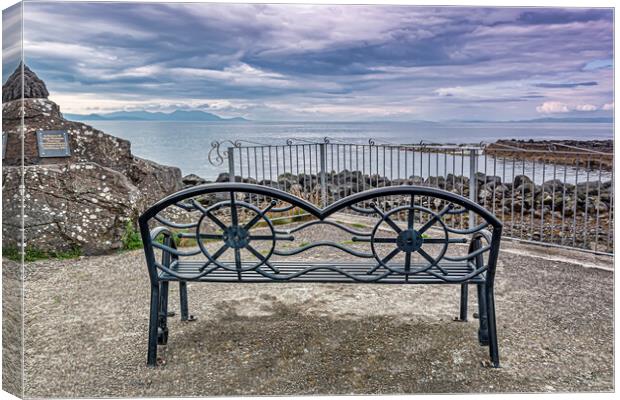 Seat With A View Canvas Print by Valerie Paterson