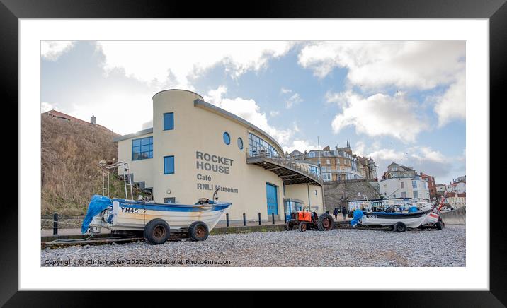 RNLI Henry Blogg Museum and Rocket House Cafe, Cromer Framed Mounted Print by Chris Yaxley