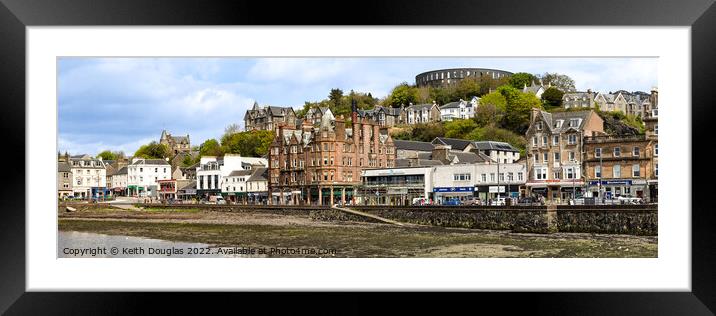 Oban, Scotland Framed Mounted Print by Keith Douglas
