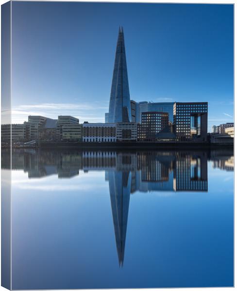 Shard by the Thames Canvas Print by Kevin Winter