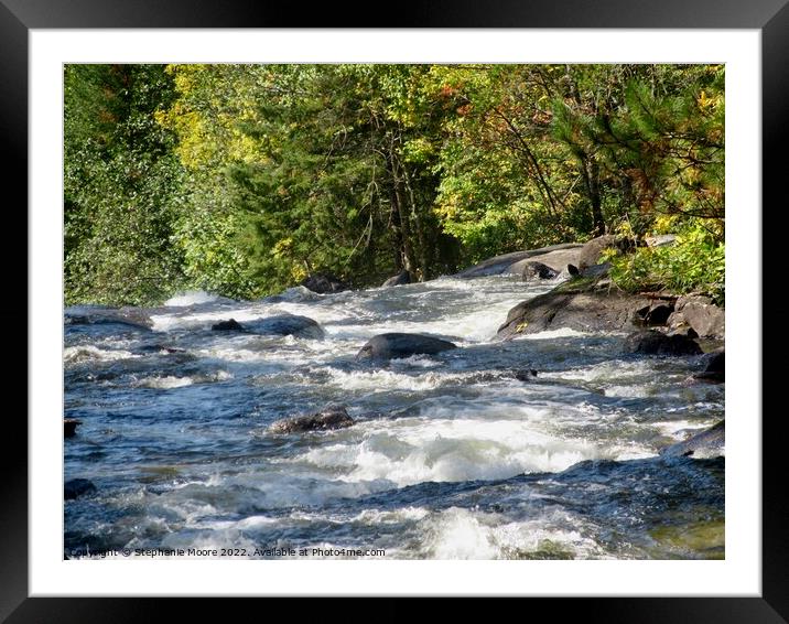 More Rapids Framed Mounted Print by Stephanie Moore