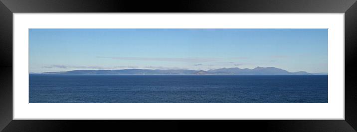 Isle of Arran panorama Framed Mounted Print by Allan Durward Photography