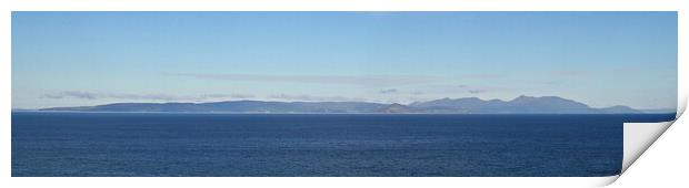 Isle of Arran panorama Print by Allan Durward Photography