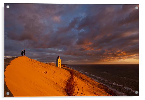 Evening in western denmark Acrylic by Thomas Schaeffer