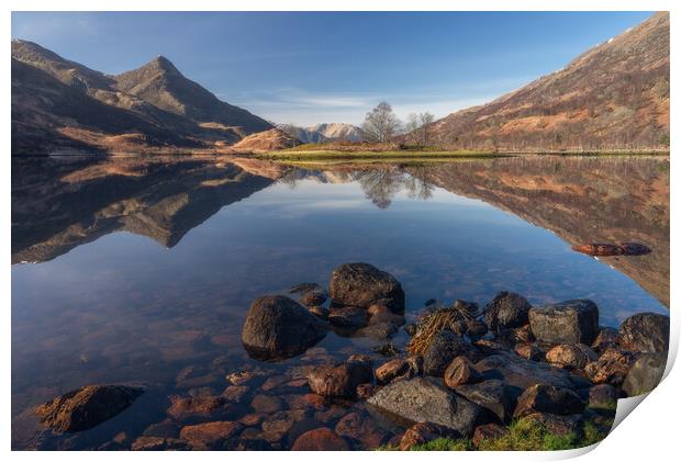 Loch Leven and the Pap of Glencoe  Print by Anthony McGeever
