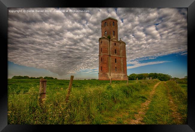 Horton Tower, Horton, North Dorset Framed Print by Derek Daniel