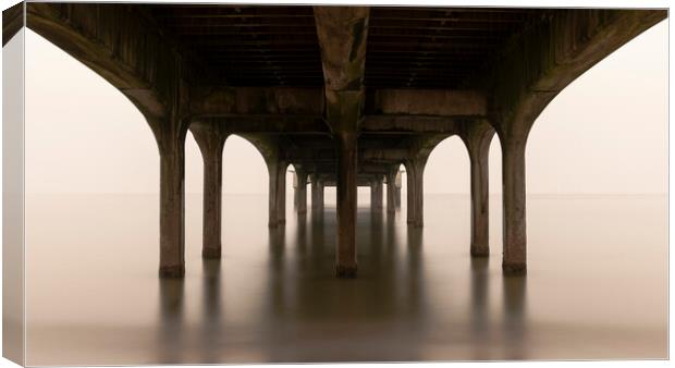 Boscombe Pier Canvas Print by Anthony Hart