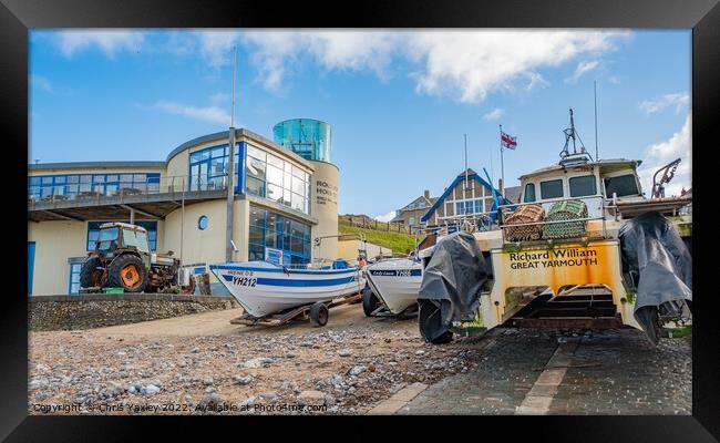 Cromer seafront, North Norfolk Coast Framed Print by Chris Yaxley