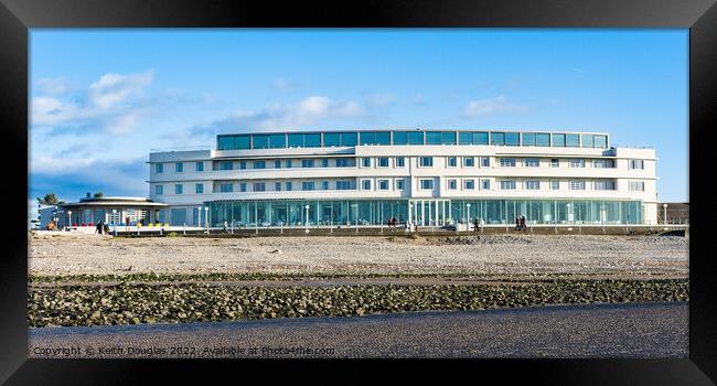 The Midland Hotel in Morecambe Framed Print by Keith Douglas