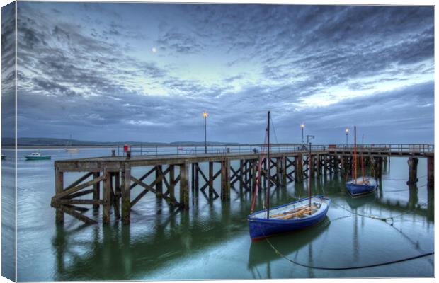 Aberdovey Jetty Canvas Print by Dave Urwin
