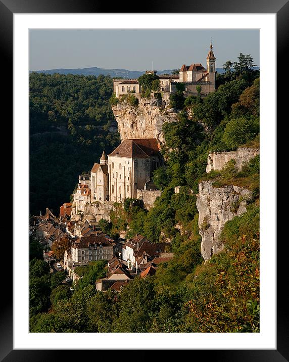 Rocamadour France Framed Mounted Print by Terry Sandoe