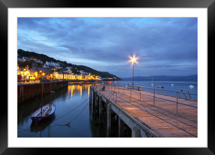 Twilight in Aberdovey Framed Mounted Print by Dave Urwin