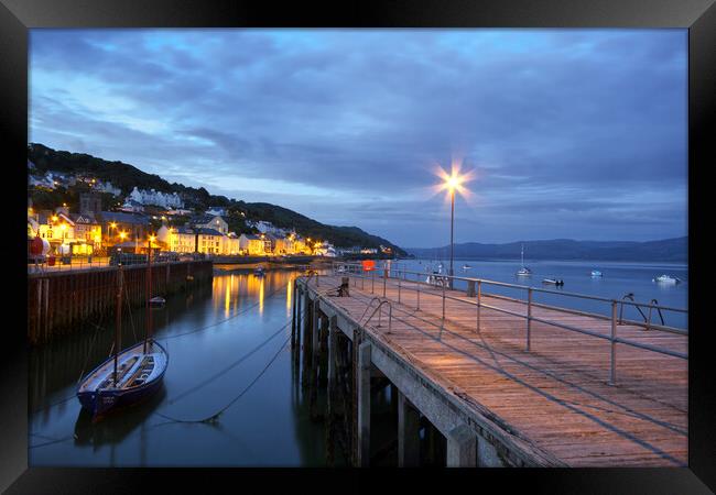 Twilight in Aberdovey Framed Print by Dave Urwin