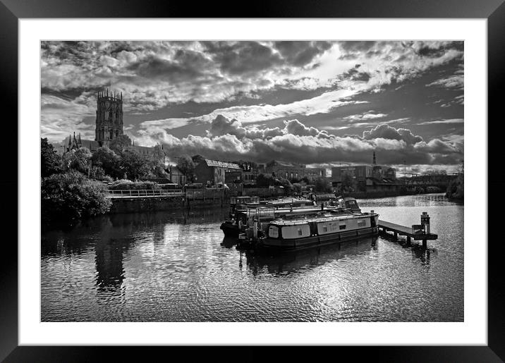 Doncaster Wharf and Minster  Framed Mounted Print by Darren Galpin