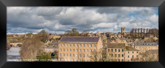 Barney Town Panorama Framed Print by Richard Laidler