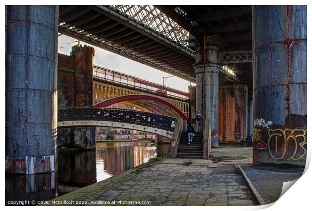 Discovering Castlefield Print by David McCulloch