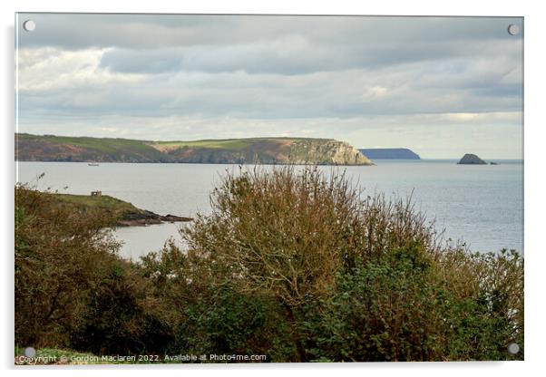 The Roseland Peninsula, Cornwall Acrylic by Gordon Maclaren