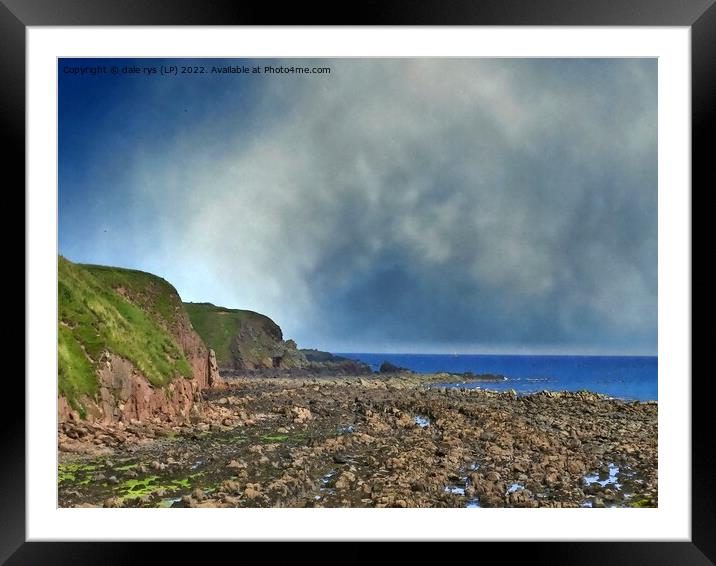 stonehaven beach Framed Mounted Print by dale rys (LP)