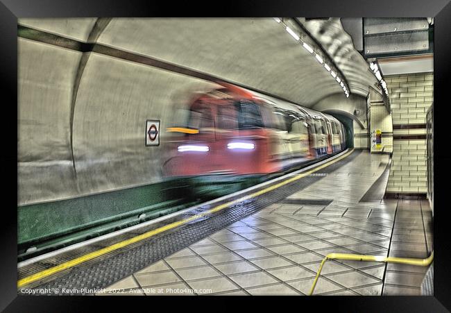 Baker Street Underground Station Framed Print by Kevin Plunkett
