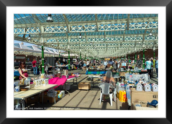 Tynemouth Station Market Framed Mounted Print by Rob Hawkins