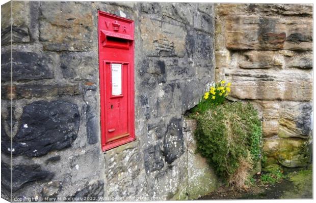 Victorian Postbox Dunfermline  Canvas Print by Mary M Rodgers
